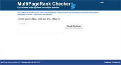 Desktop Screenshot of multipagerank.com