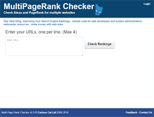 Tablet Screenshot of multipagerank.com